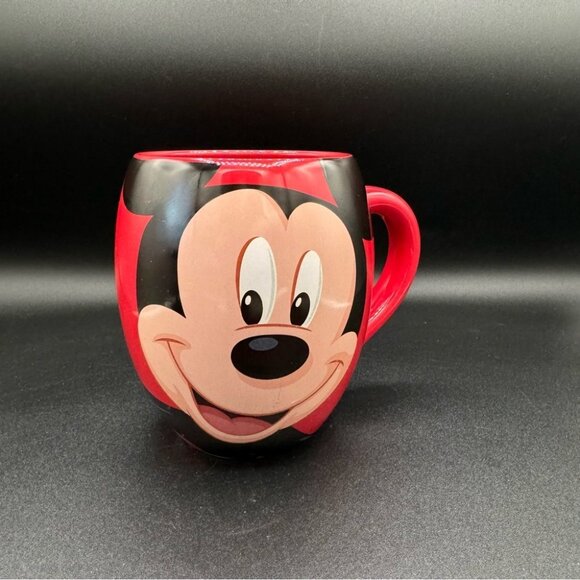 Disney Parks “Oh Boy” Mickey Mouse Red Mug - Picture 1 of 13